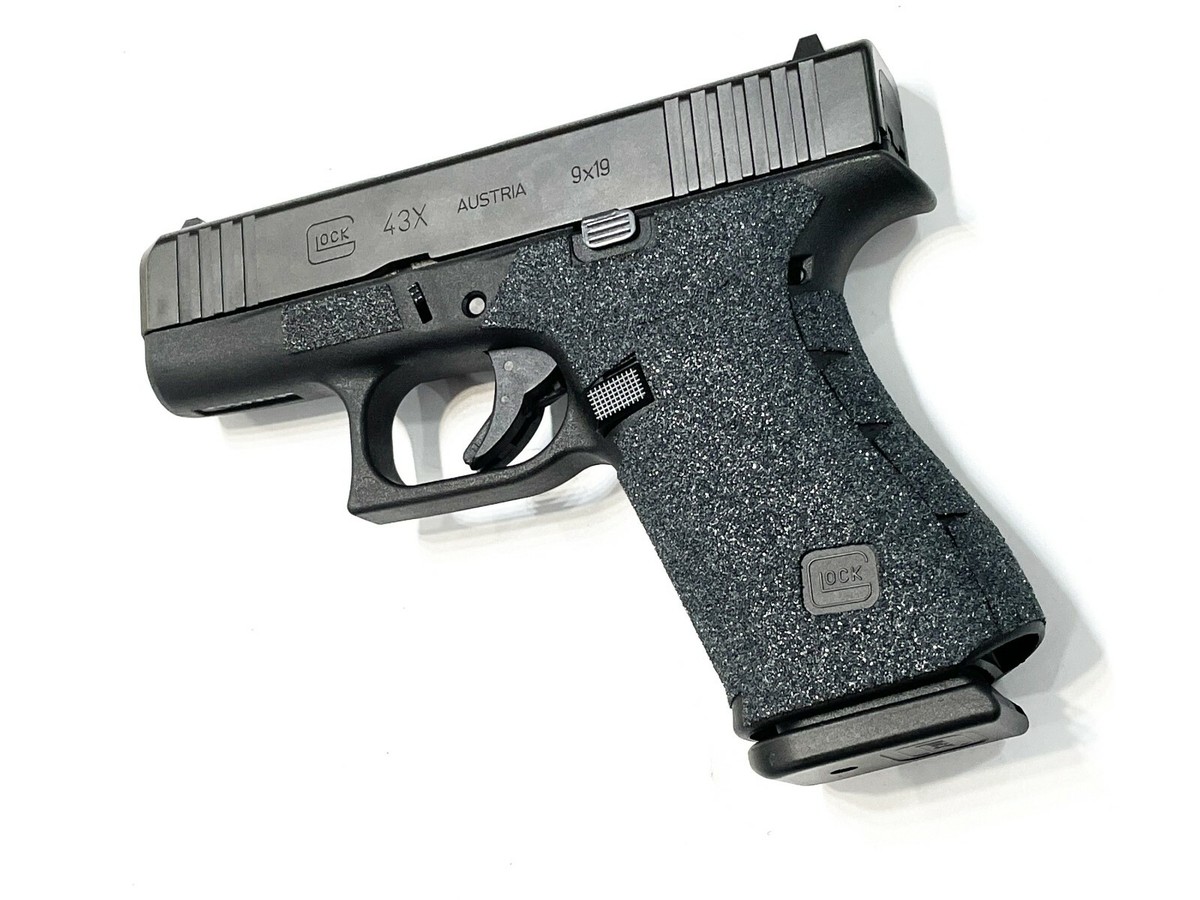 Handleitgrips Gun Grip Tape For Smith & Wesson CSX - Textured Sandpaper Pistol Grip