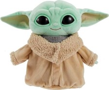 Star Wars Grogu Plush with Beskar Armor, Soft Doll Inspired by Star Wars