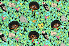 Fabric by the Half yard Encanto -Antonio