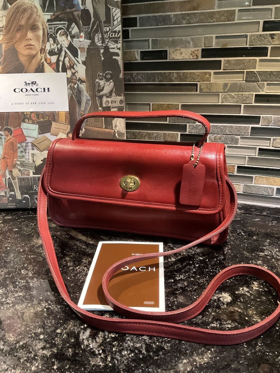 Vintage Coach Geometric Clutch Bag Glovetanned Cowhide Vintage Coach Geometric Clutch Bag Glovetanned Cowhide