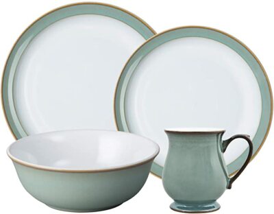 Denby Regency Green 16Pc Dinnerware Set, Service for