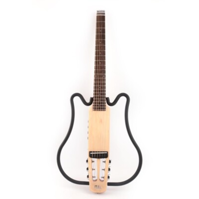 electric acoustic guitar headless travel portable built in effect