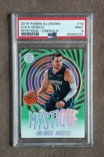 2019-20 Panini Illusions Luka Doncic Emerald Mystique Card #10 ~ PSA 9 Mint