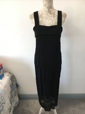 Next Maternity black Lined Stretch Lace Strappy Party dress 8