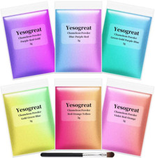 Chameleon Mica Powder 6 Color Changing Mica Powder for Epoxy Resin Tumblers C...