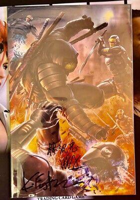 TMNT: The Last Ronin #1 Kunkka (hooded) variant signed by Kunkka and Eastman