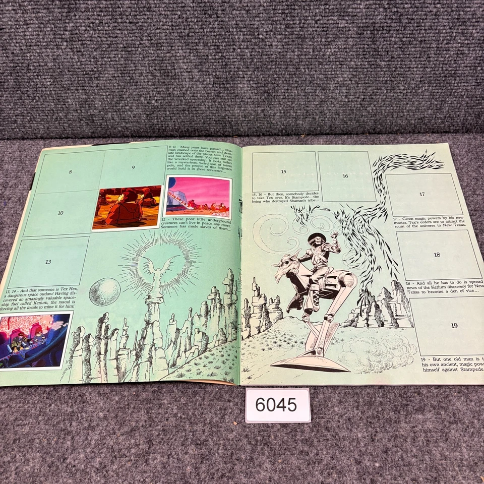 Álbum de pegatinas Filmations Bravestarr vintage Panini coleccionable 1987 muy raro Foto 4 de 4