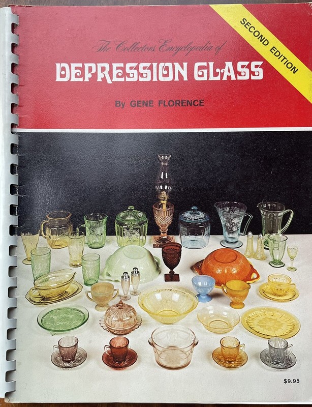 1974 Depression Glass The Collector's And  Glass Candle Sticks Archer 1975