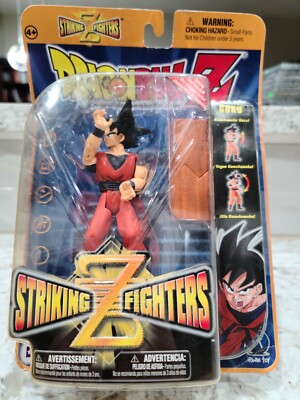 Dragonball Z Striking Z 5'' GOKU w/ KAMEHAMEHA WAVE ACTION FIGURE IRWIN TOYS RARE