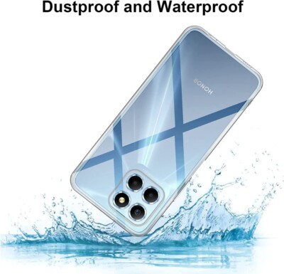 Cover Antiurto Trasparente Custodia HONOR X6b Con Cordino - Cover Silicone Trasparente E Vetro Temperato Case Silicone Trasparente Antiurto - Foto 9