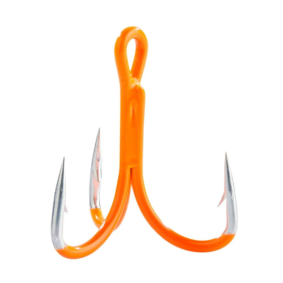 Balzer Camtec UV Meeres Drilling Orange 5 Stück Pack UV aktive Treble Haken - Bild 1 von 1