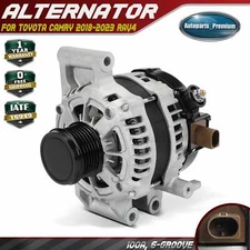 Alternator for Toyota Camry 2018-2023 RAV4 100A/12V CW 6-Groove Decoupler Pulley