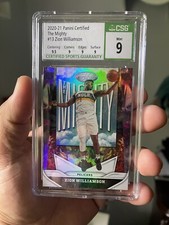 2020-21 Certified Basketball Zion Williamson The Mighty Insert PELICANS 🔥CSG 9