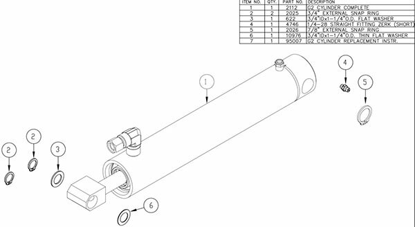 Tommy Gate 002559 G2 Cylinder | eBay