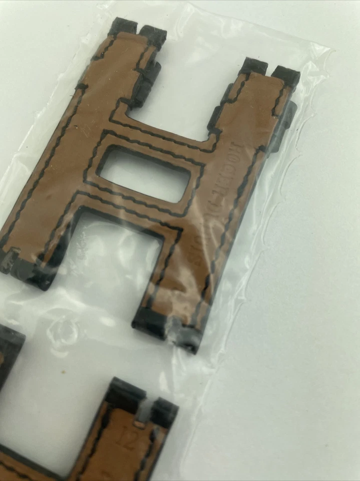 Auténtica correa de cuero Roger Dubuis negra tamaño M 12 mm Foto 4 de 4