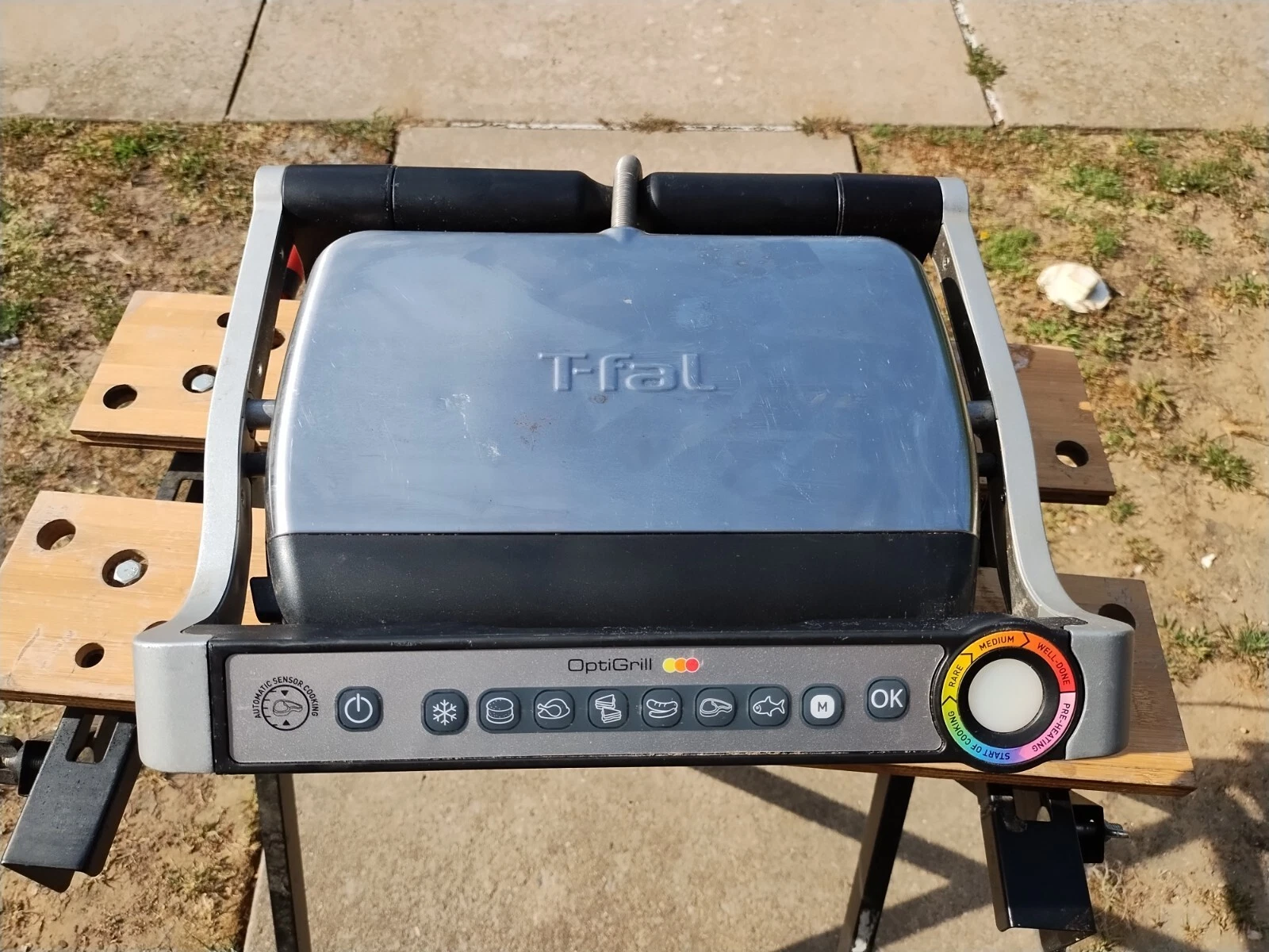 T-Fal OptiGrill Series 8351s1 Automatic Sensor Indoor Grill Sandwich Maker