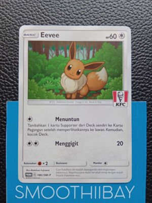 イーブイ PROMO Eevee KFC Promo 186/SM-P Pokemon Card Indonesia NM-Mint | eBay