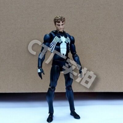 In Stock！ MAFEX No.147 Spider-Man Black Costume COMIC Ver. Action