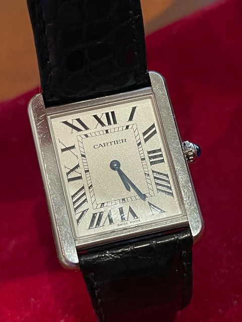 Cartier Tank Solo White Men's Watch 