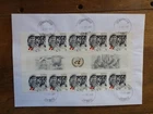 AUSTRALIA 2017 WOMEN IN WAR GUTTER SHEET 10 STAMPS FDC- PEACE KEEPING