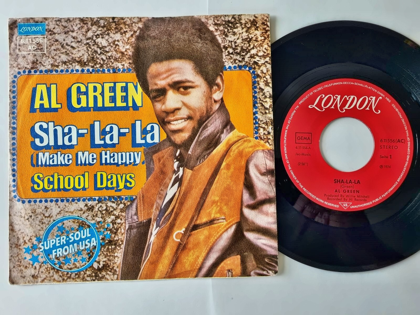 Al Green - Sha-la-la (Make me happy) 7'' Vinyl Germany