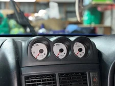 Acrylic Replacement Screen Suit Nissan Skyline R34 Triple Gauge - GTT GTR 34