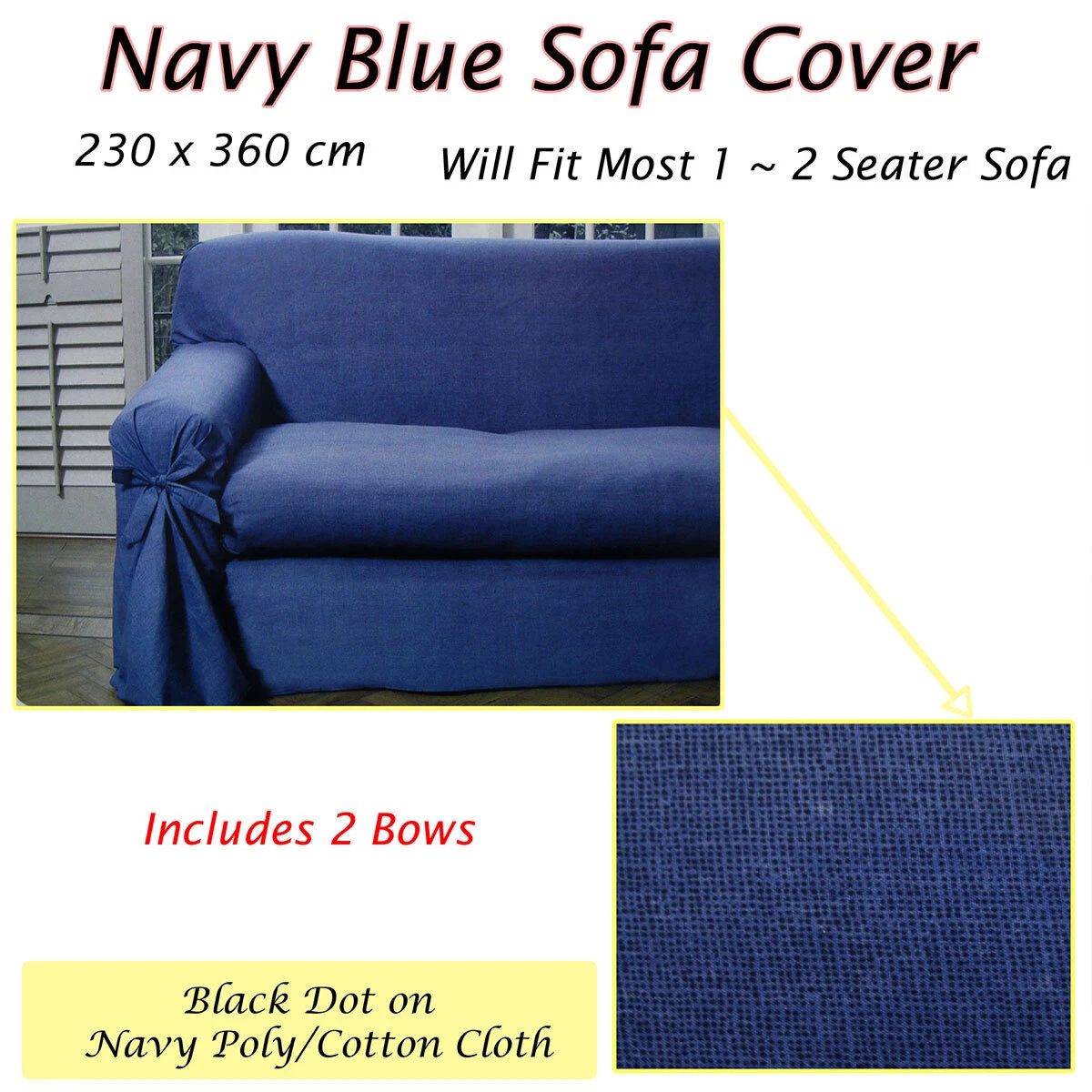 Blue cheap dot couch