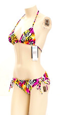 Roxy 2-Piece Multi Color String Bikini Two Piece Swim Suit Women's S NWT
