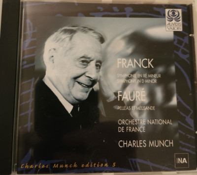 CD Munch Edition 5 / Franck Symphony in D Minor / Faure Pelleas Et Melisande cc