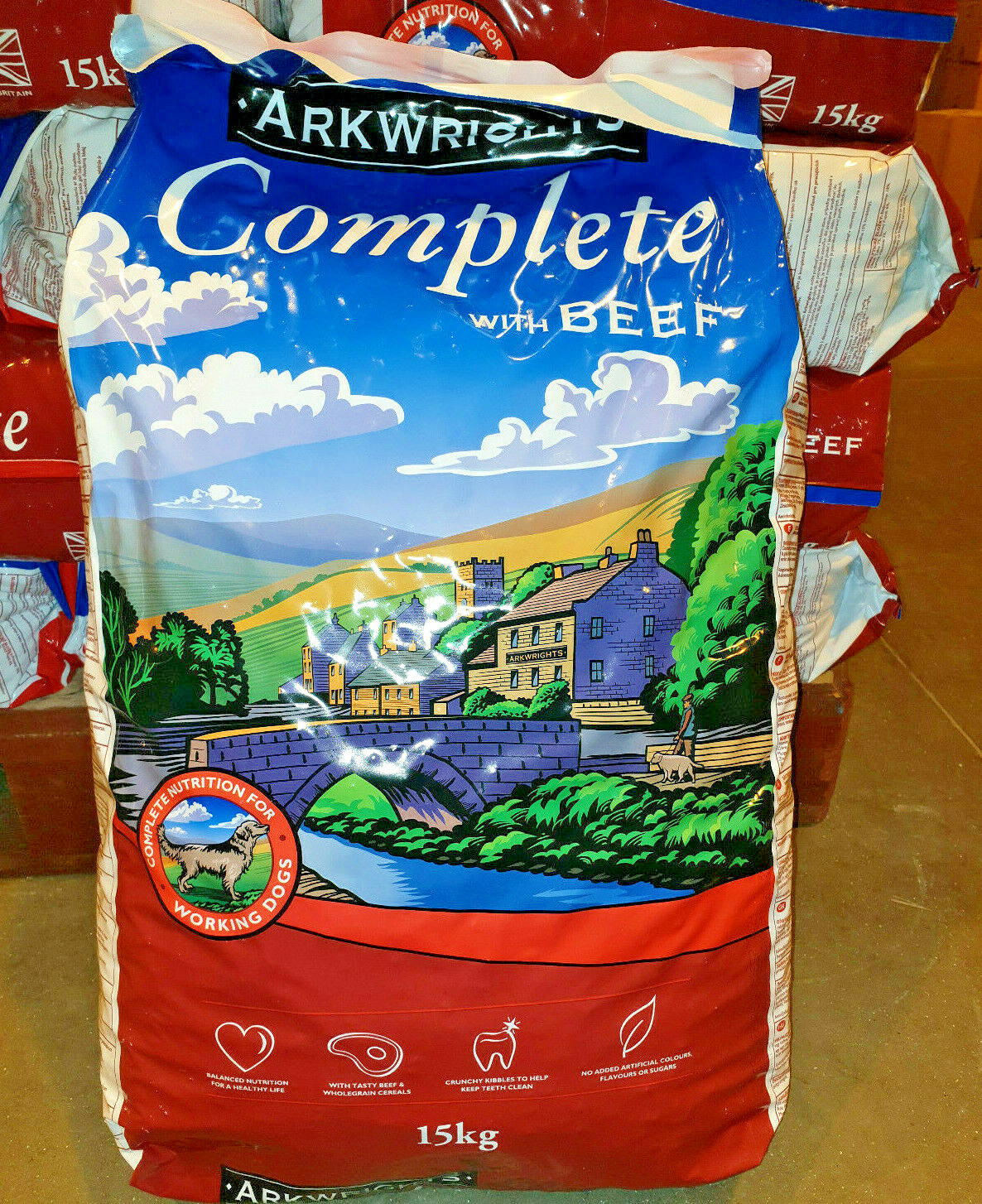 ARKWRIGHTS COMPLETE BEEF Adult Working Dog Food bp Dry Kibble Feed vf