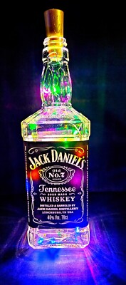 Jack Daniel's Whiskey Flaschenlampe Nachtlicht Stimmungslampe