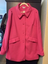 Nwt Crown & Ivy Rave Pink Coat Xxl