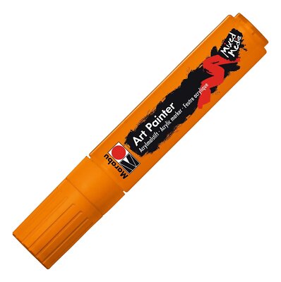3x Marabu 012715225 Acrylmarker ''Art Painter'' 15 mm mandarine