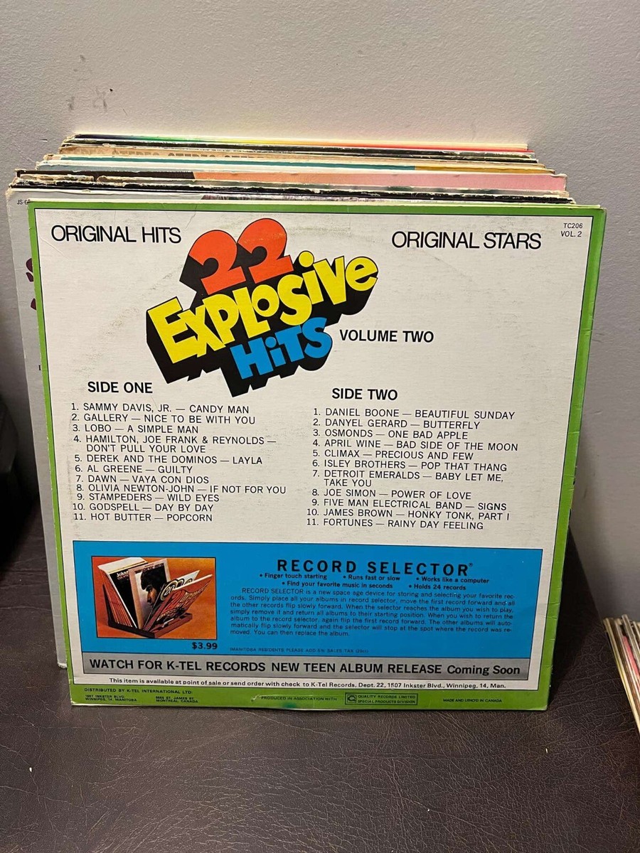 Various – 22 Explosive Hits - Volume Two Vintage 33RPM VG+ AB7 | eBay