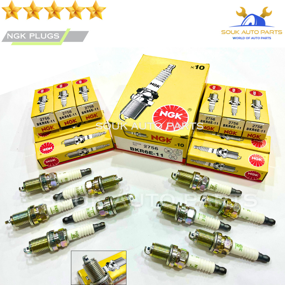 BKR6E-11 NGK2756 SPARK PLUG SET OF 10 Pcs BOX NGK For Mazda 1989-2005