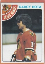 1978-79 TOPPS HOCKEY DARCY ROTA #47 BLACK HAWKS EXMT *A10436