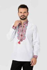 Ukrainian national clothes Vyshyvanka Men's embroidered shirt Colonel