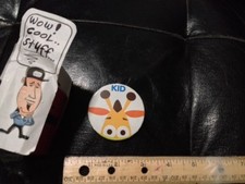 TOYS R US GEOFFREY HEAD Employee TYPE PROMO' BUTTON 'RARE' COLLECTORS ITEM