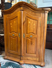 Bodensee Schrank Kleiderschrank - um 1810 - Kirschholz - Intarsien