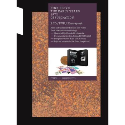 PINK FLOYD The Early Years 1972 Obfusc/ation 2CD/DVD/BLU-RAY SET NEW NTSC ALL