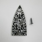 Peace treasure flower  aluminum truss rod cover fits ESP LTD guitars esp-AB21