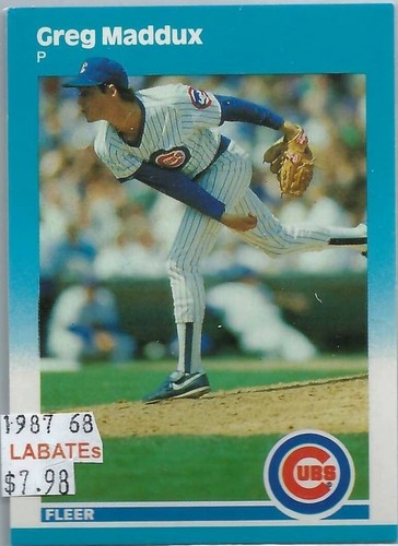 Greg Maddux Buy 1-50% OFF 2nd Cubs Braves HOF 1987-92 42 Cards Available - Picture 15 of 18