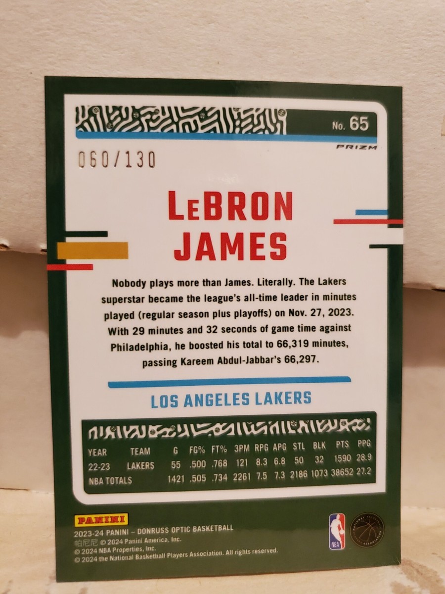 その他 PANINI OPTIC LeBRON JAMES Ticket Red PANINI OPTIC LeBRON JAMES Ticket Red