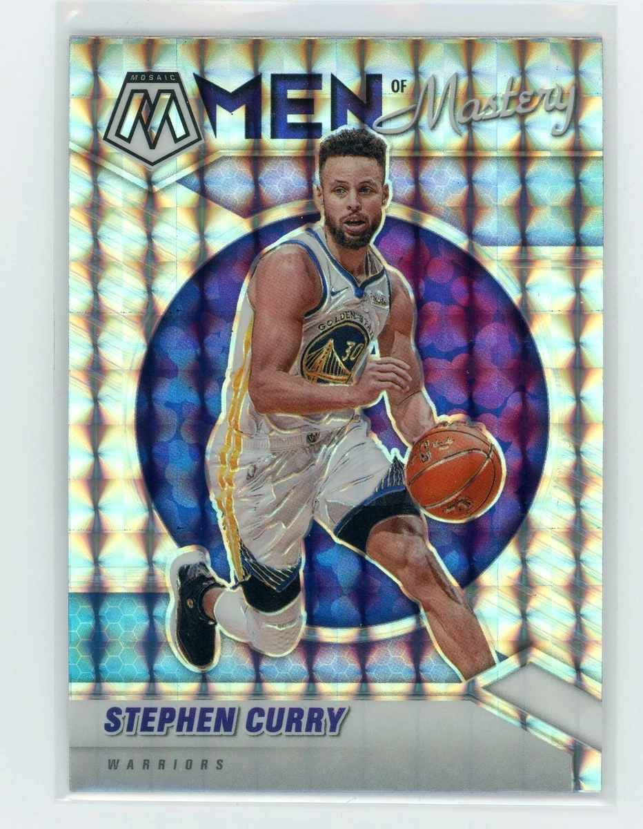 2020 21 Panini Mosaic STEPHEN CURRY Men of Mastery Mosaic Prizm