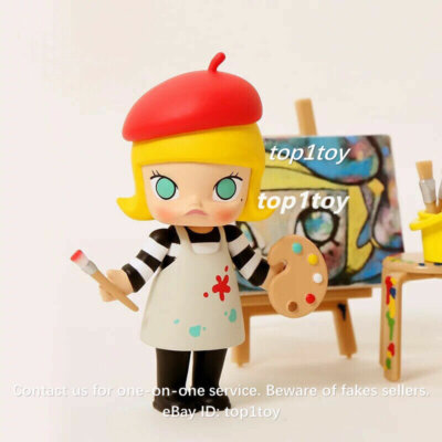 POP MART KENNYSWORK Molly Career Painter Red Mini Figure | eBay