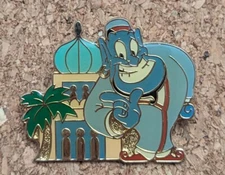 Disney Pin Genie Arabian Building Tokyo DisneySea Abu's Bazaar Game Prize 2009
