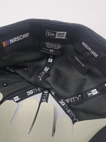 New Era 39Thirty leere Stretch Baumwolle passend SCHWARZ Mütze/Kappe Größe Medium-Large - Bild 4 von 5