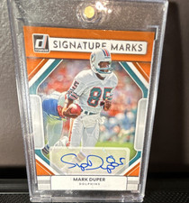 Panini 2022 Donruss Mark Duper Miami Dolphins Signature Marks Auto Insert #SM-MD