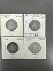 Lot of 4 Seated Liberty Quarters 90% Silver