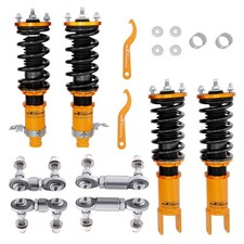 Coilovers Suspension Lowering Kit Sway Bar Links For Honda Civic Ek 1996-2000